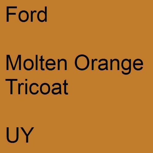 Ford, Molten Orange Tricoat, UY.